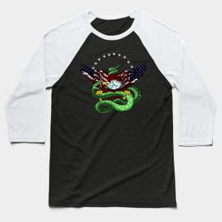 Awesome eagle with snake Baseball T-Shirt